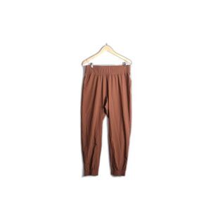 Halara Play It My Way Large Yoga Nylon Elastane Pants Brown NWT